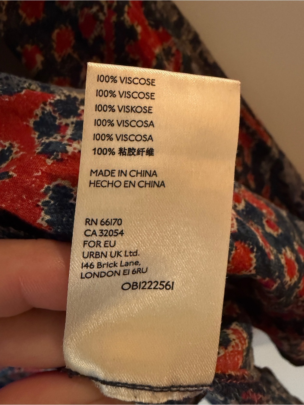 Pilcro Rust & Navy Patterned Button-Down Shirt - Picture 7 of 7